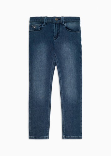 6r4j06 pantalone denim - denim, emporio